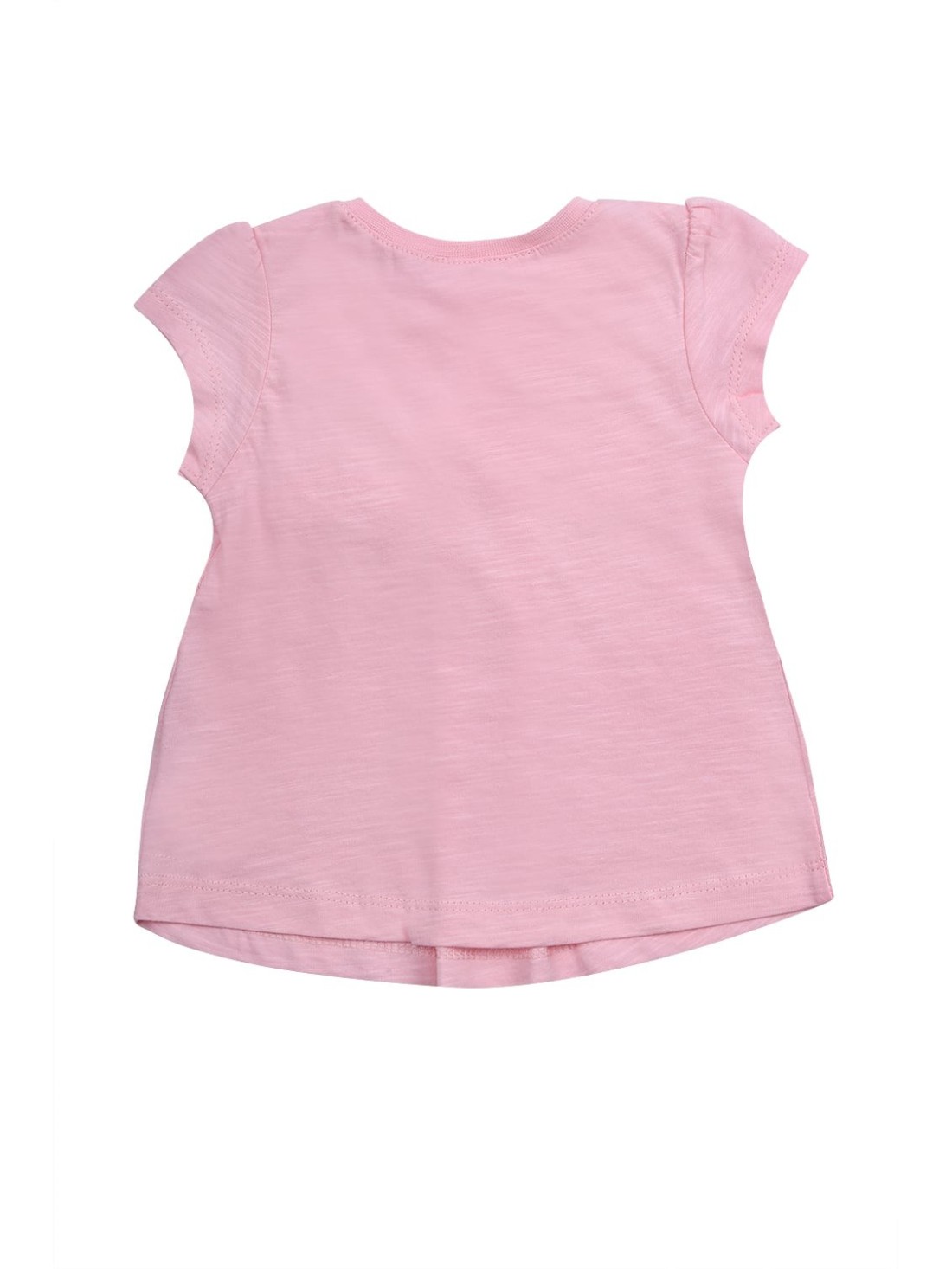 Girls\' blouse with a bow, light pink NDZ37096 - Online store - Boutique